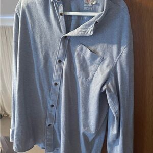 XXL Faherty Blue Button-Up Shirt